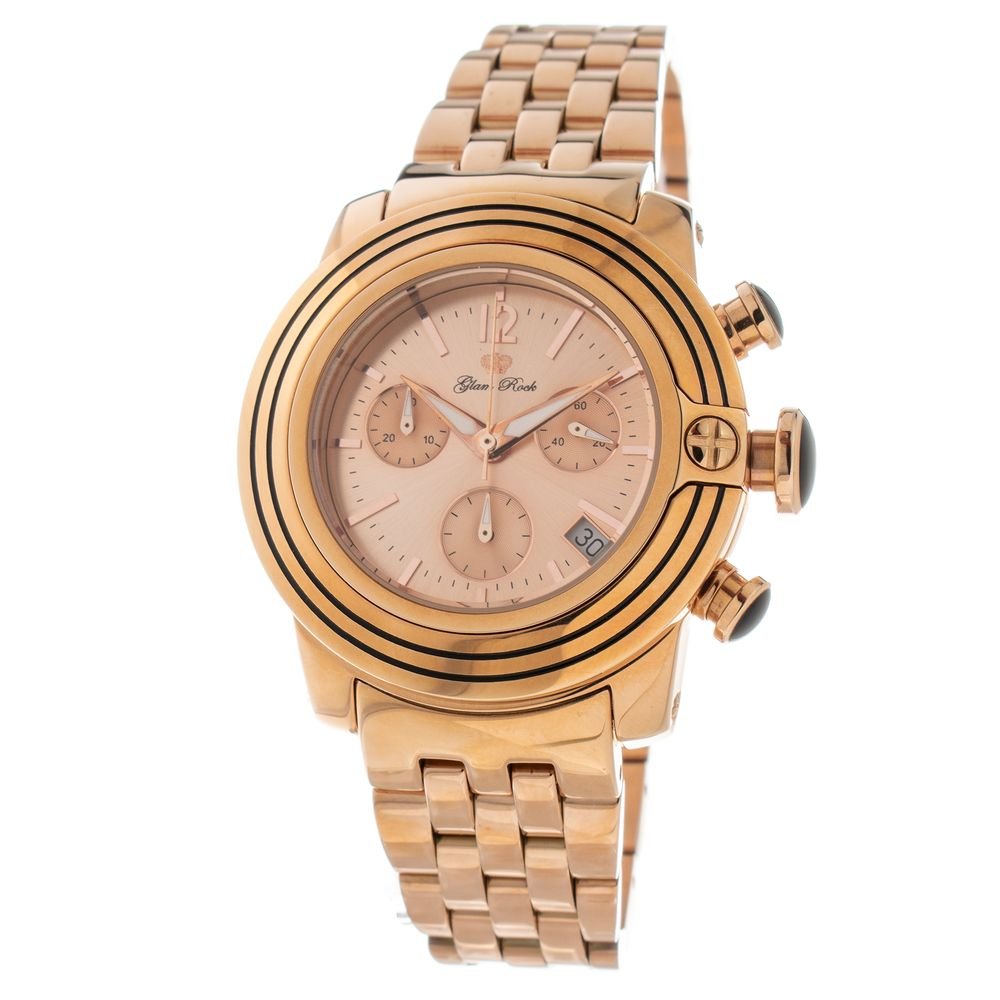 GLAM ROCK Multicolor Stainless Steel Dress Watch