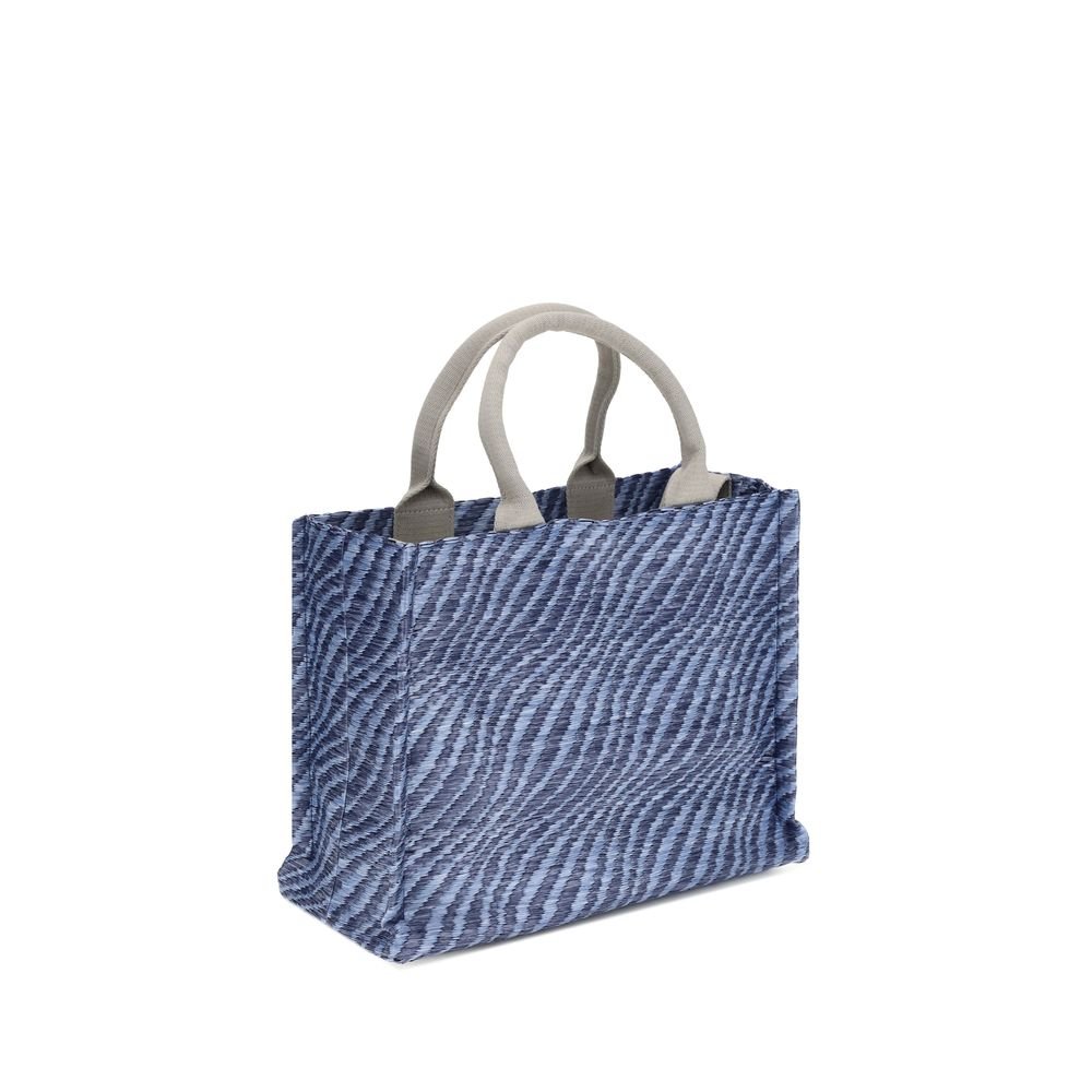 Marni Blue Fabric Shoulder Bag - Image 3