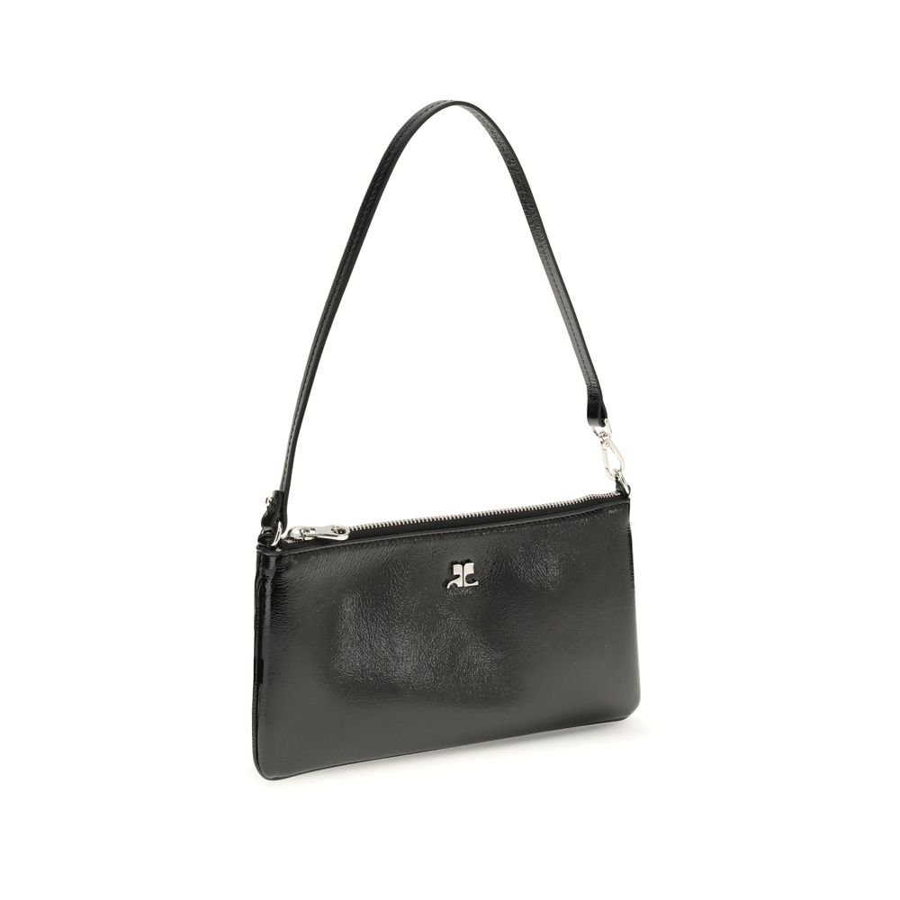 Courrèges Black Cowhide Shoulder Bag - Image 2