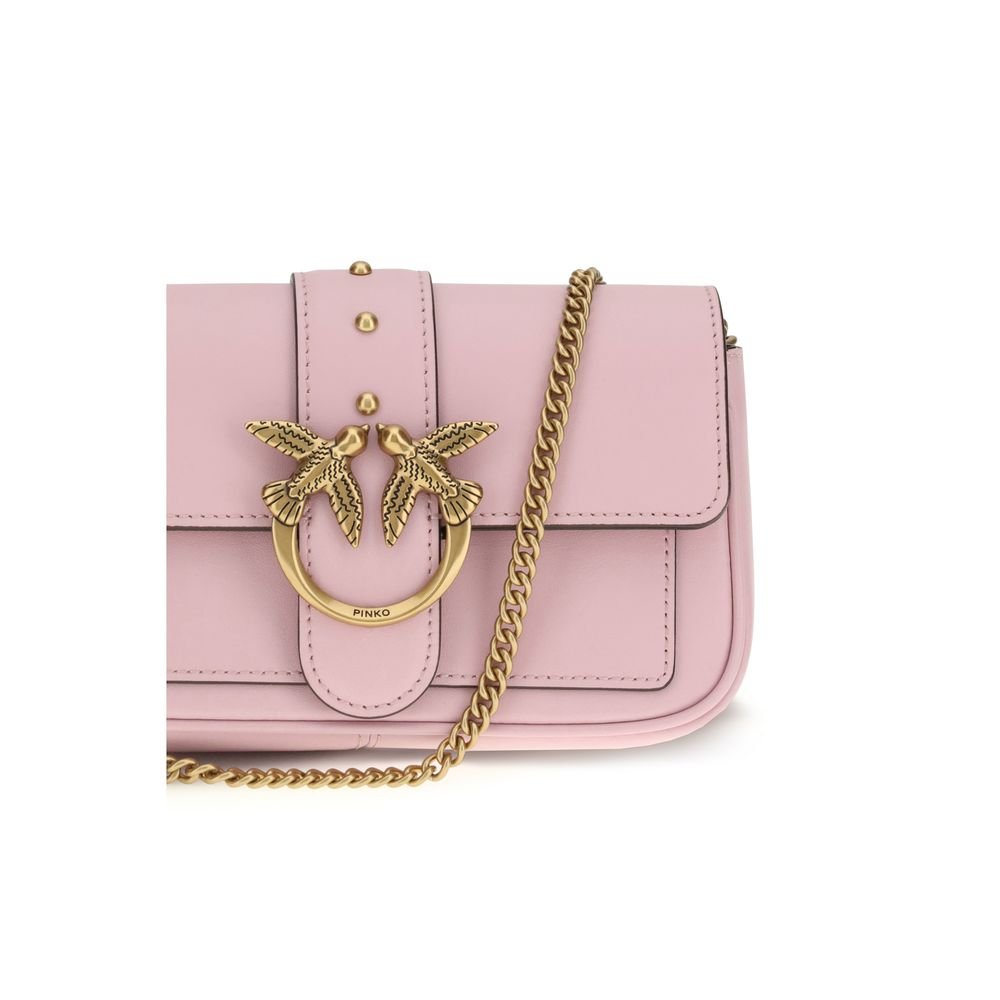 PINKO Multicolor Calf Leather Bos Taurus Shoulder Bag - Image 4