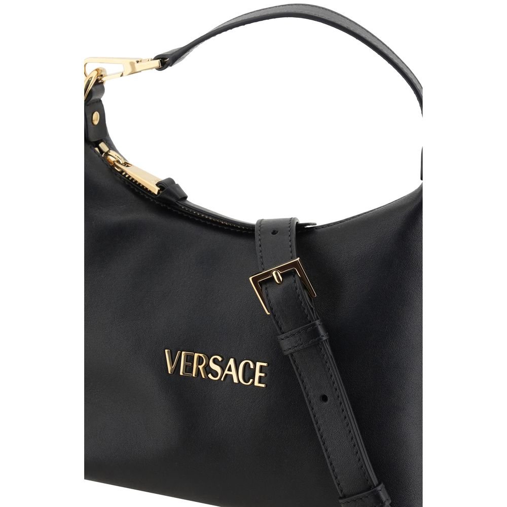 Versace Black Calf Leather Bos Taurus Handbag - Image 4