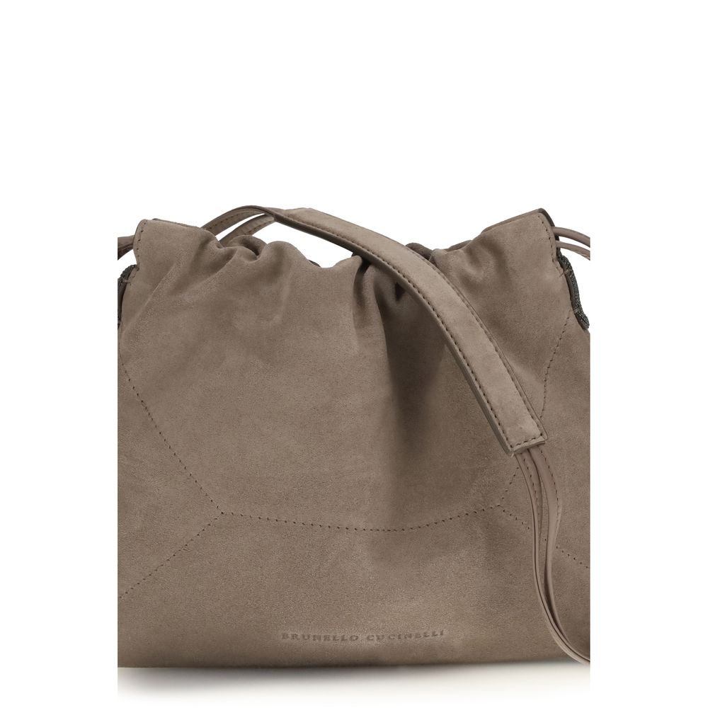 Brunello Cucinelli Beige Calf Leather Bos Taurus Clutch Bag - Image 4