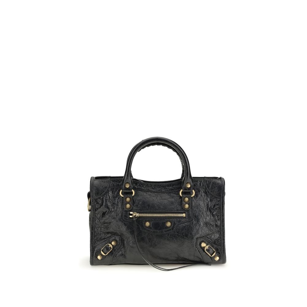 Balenciaga Black Lamb Ovis Aries Aries Shoulder Bag
