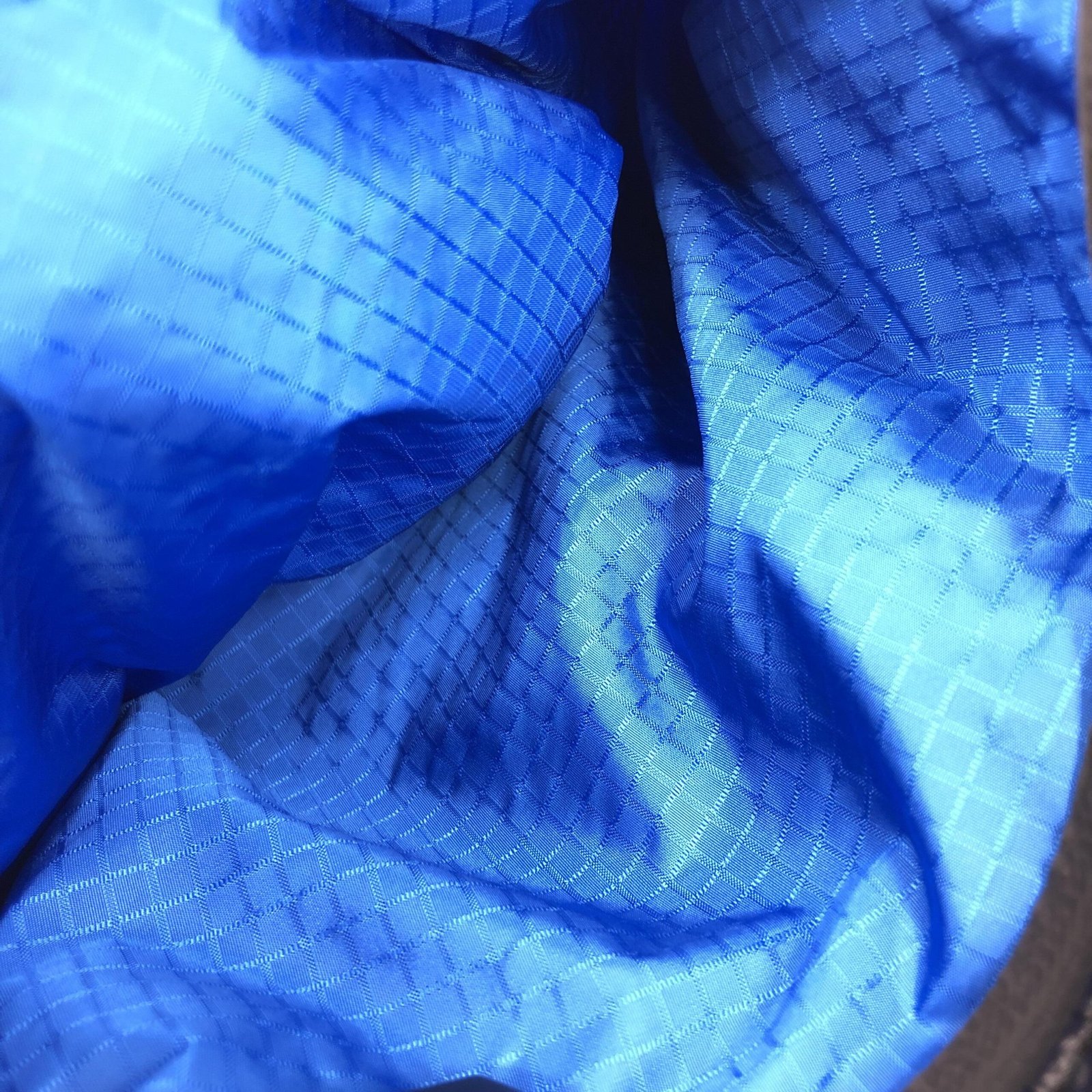 Bottega Veneta Black And Blue Nylon Convertible Tote - Image 8