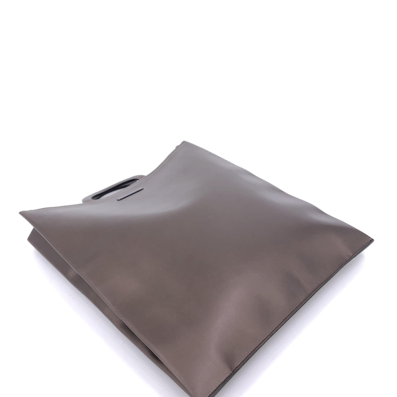 Gucci Brown Leather Handbag - Image 5