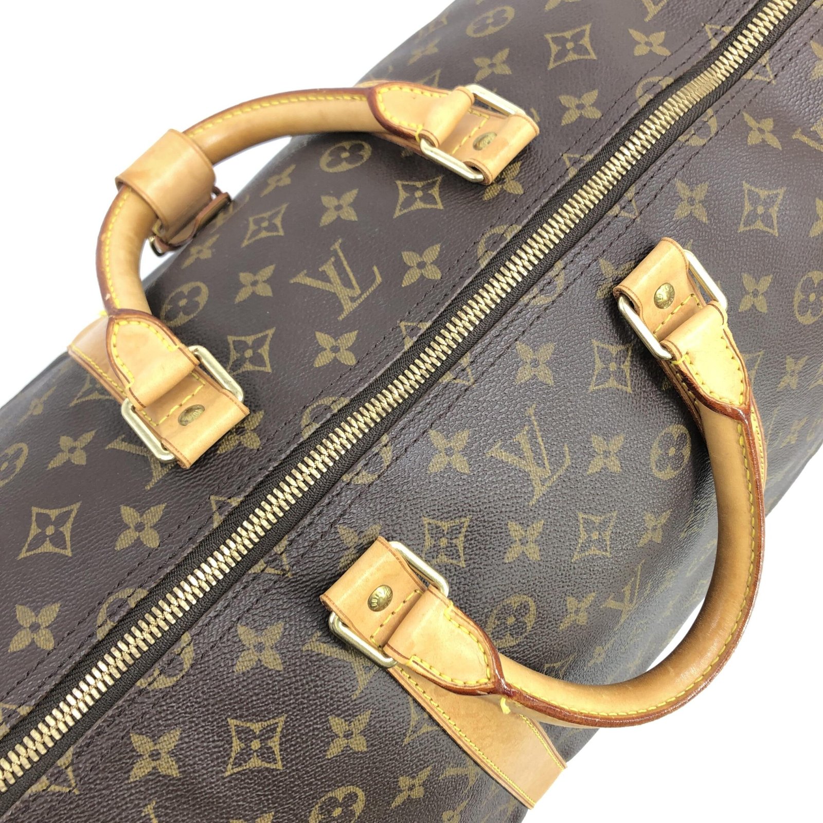 Louis Vuitton Monogram Keepall 55 Handbag - Image 5