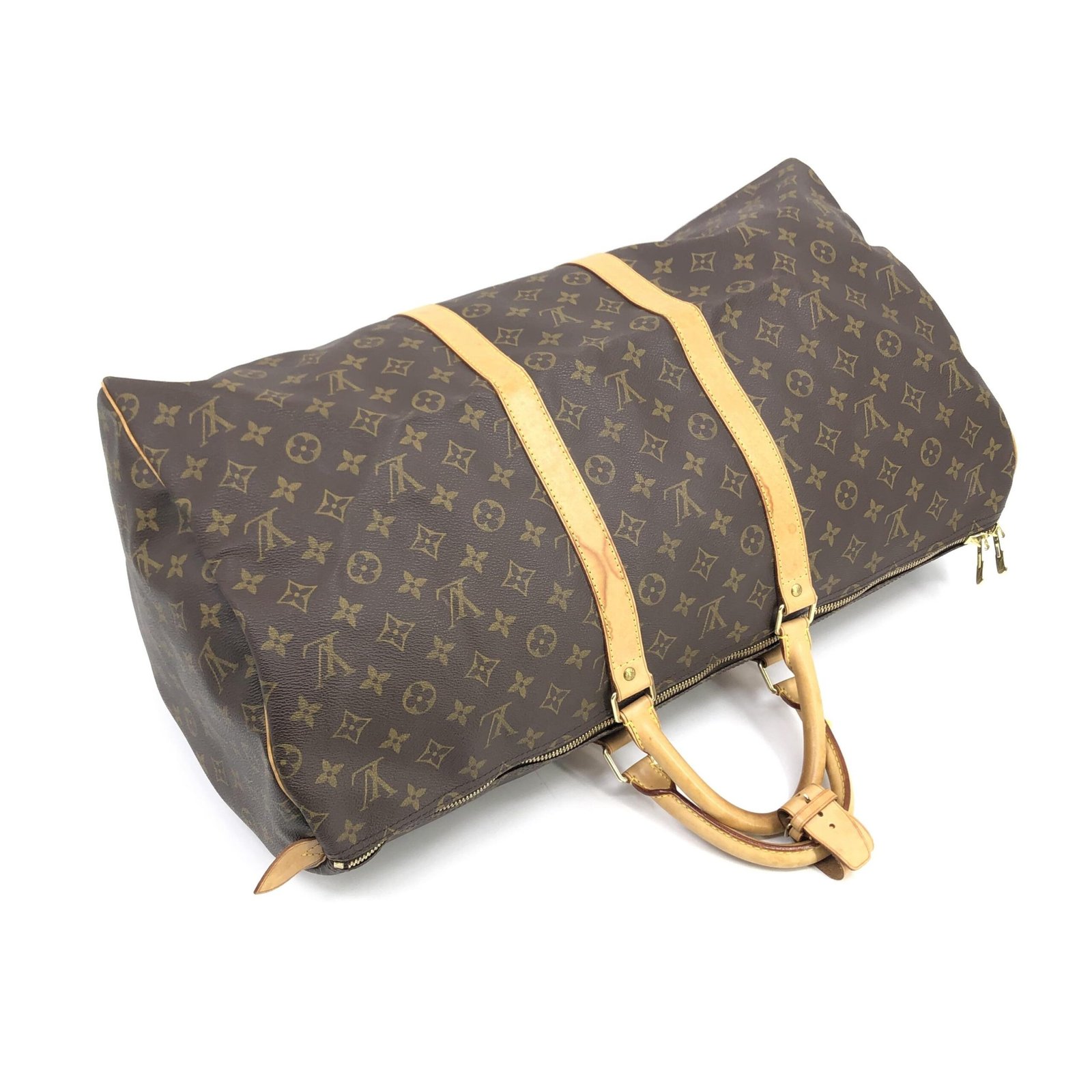 Louis Vuitton Monogram Keepall 55 Handbag - Image 6