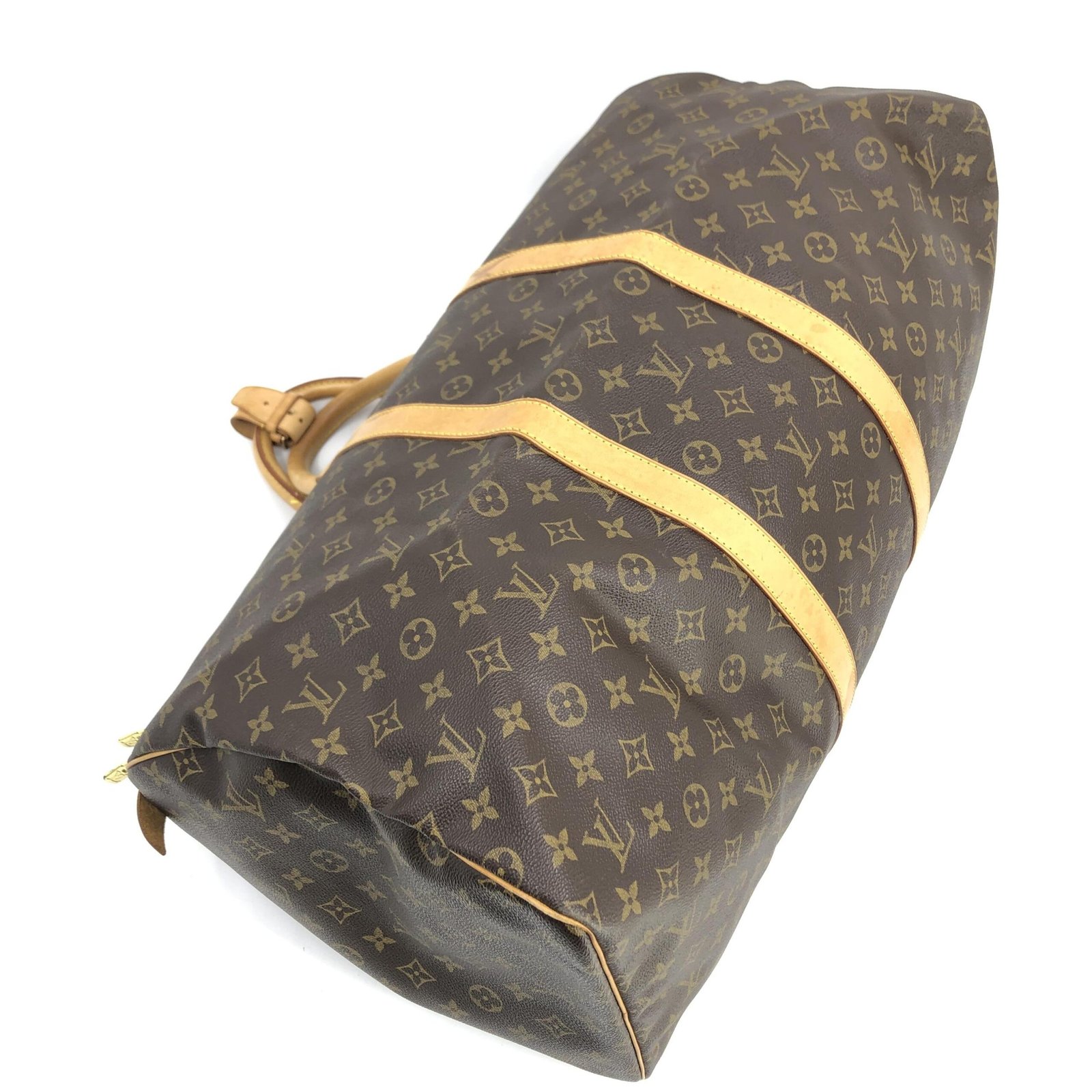 Louis Vuitton Monogram Keepall 55 Handbag - Image 7