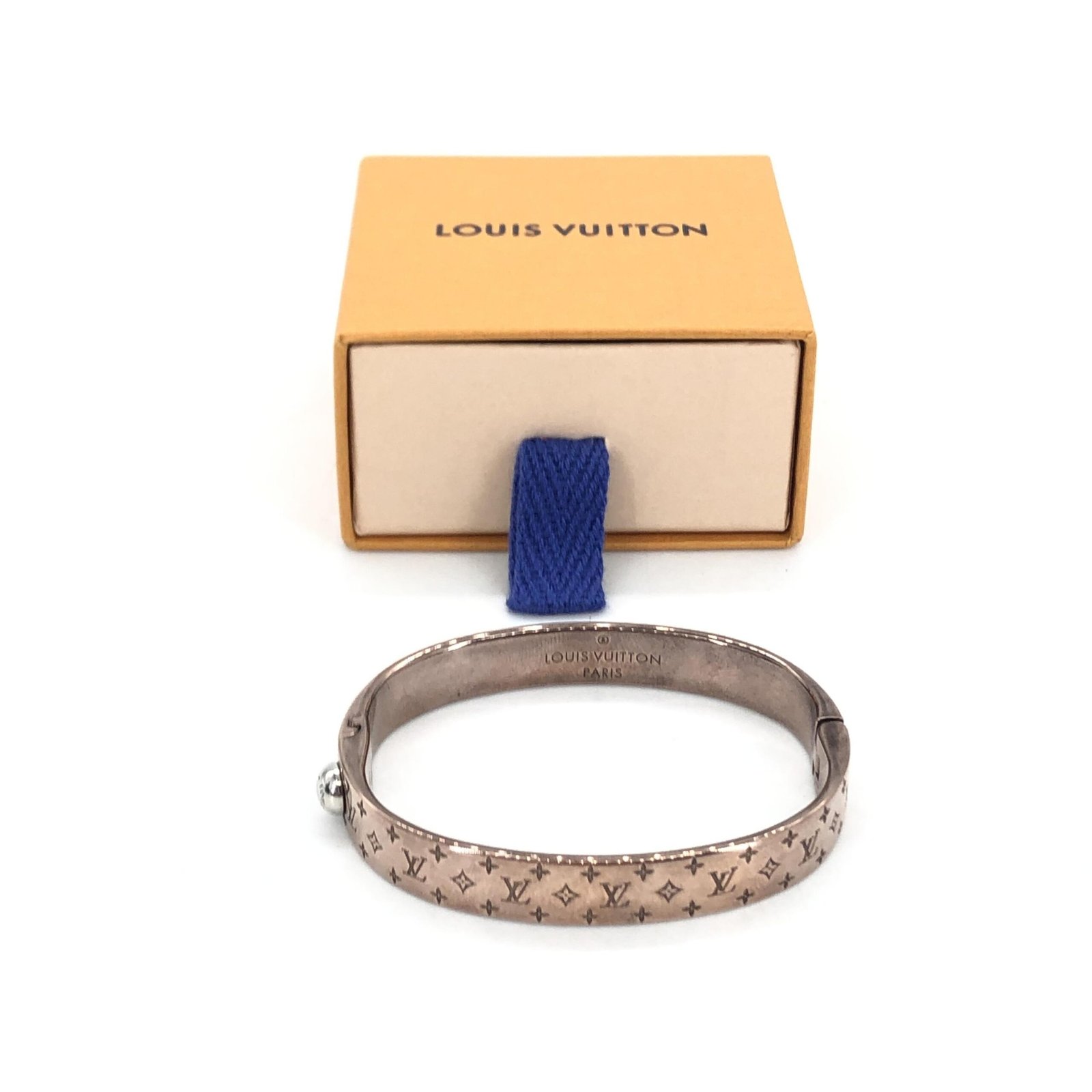 Louis Vuitton Nanogram Cuff Bangle/Plated - Image 2