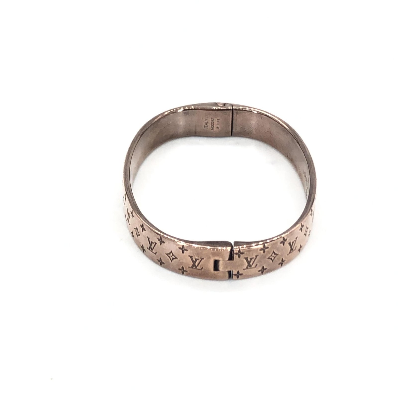 Louis Vuitton Nanogram Cuff Bangle/Plated - Image 3