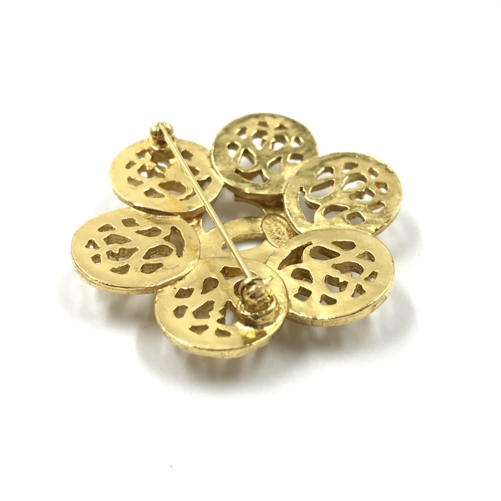 Chanel Costume Jewlery Vintage Brooch Coco Medallian - Image 3