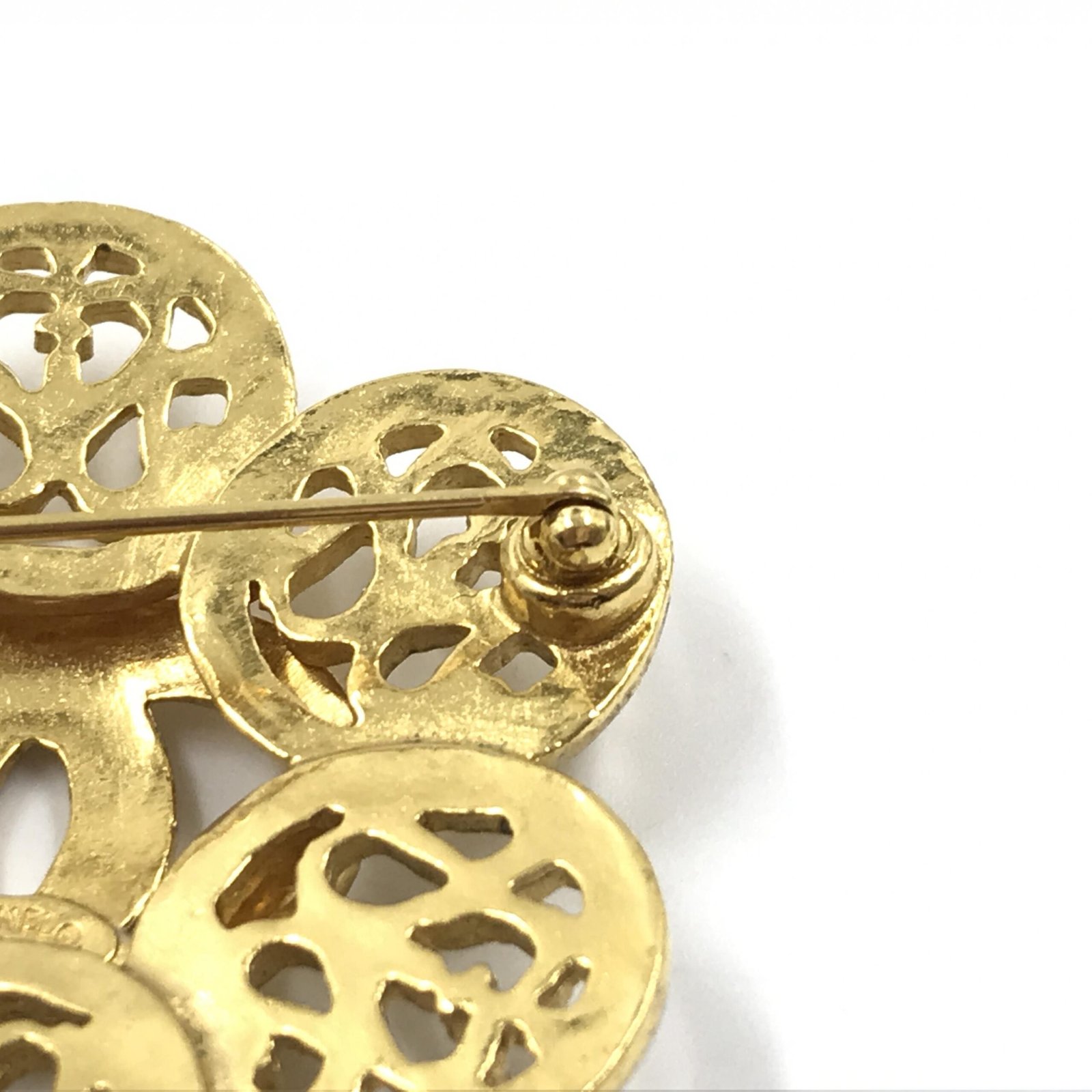 Chanel Costume Jewlery Vintage Brooch Coco Medallian - Image 6