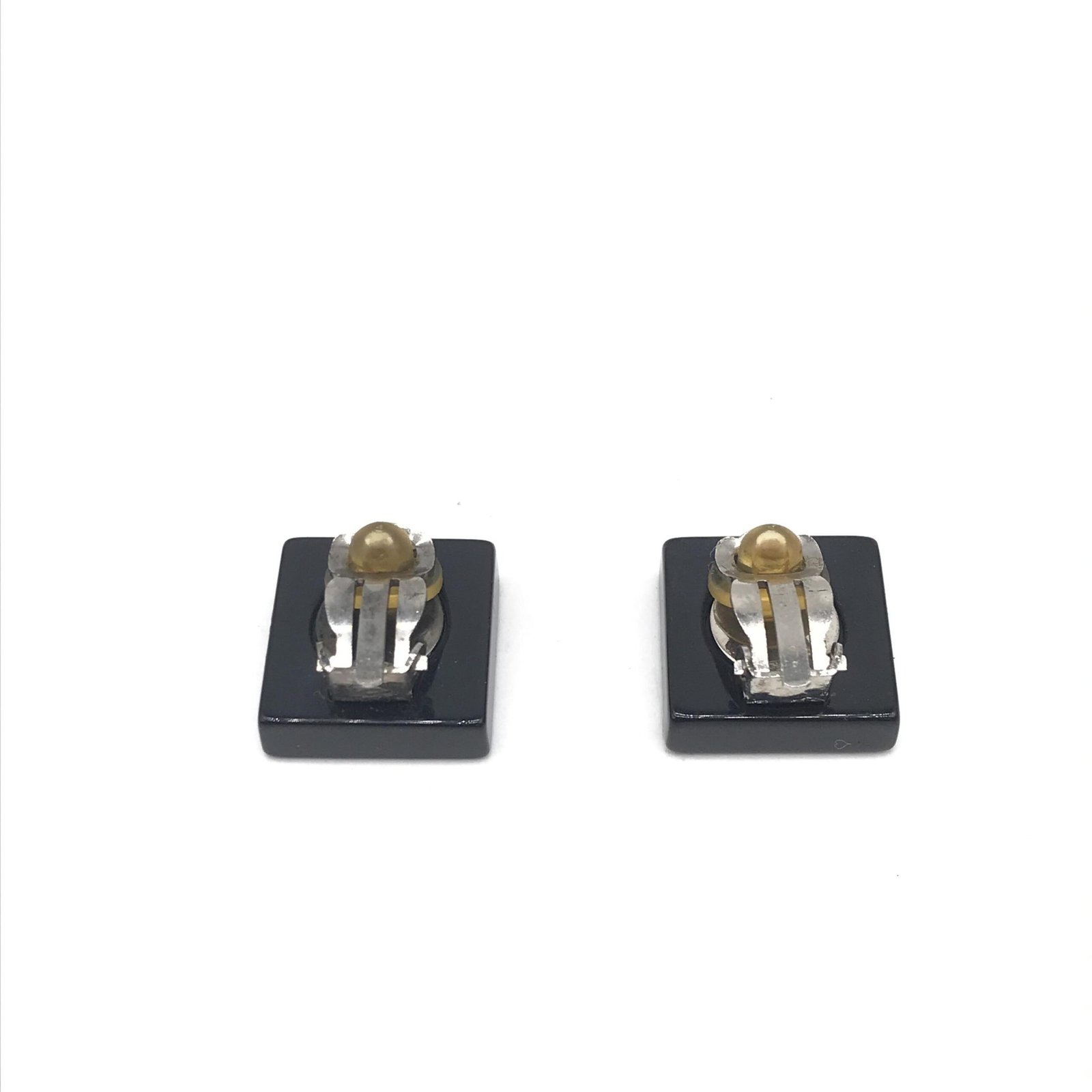 Chanel Coco Mark Square Clip-On Earrings - Image 5