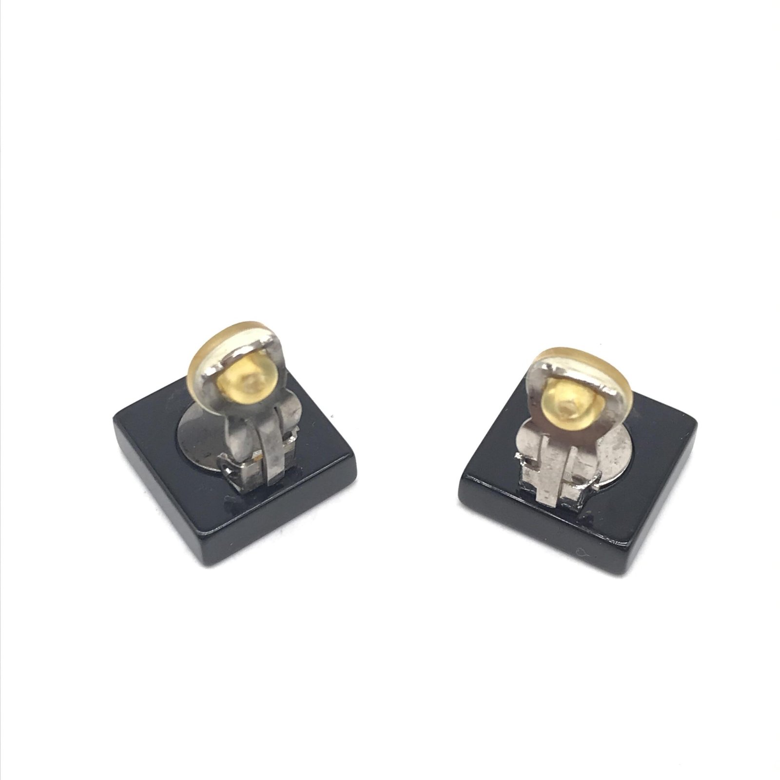 Chanel Coco Mark Square Clip-On Earrings - Image 7