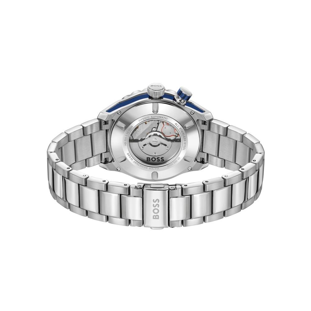 Hugo Boss Gray Stainless Steel Dress Watch - Image 2