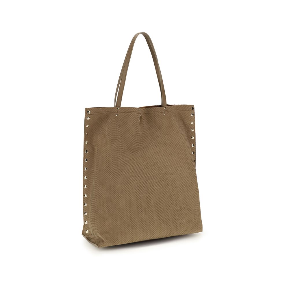 Zanellato Beige Calf Leather Bos Taurus Shoulder Bag - Image 3