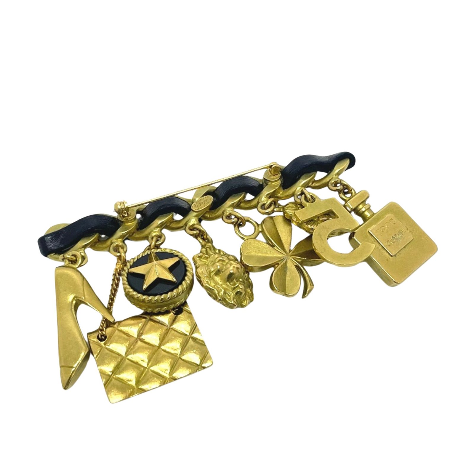 Chanel Gold Gold Broch - Image 2
