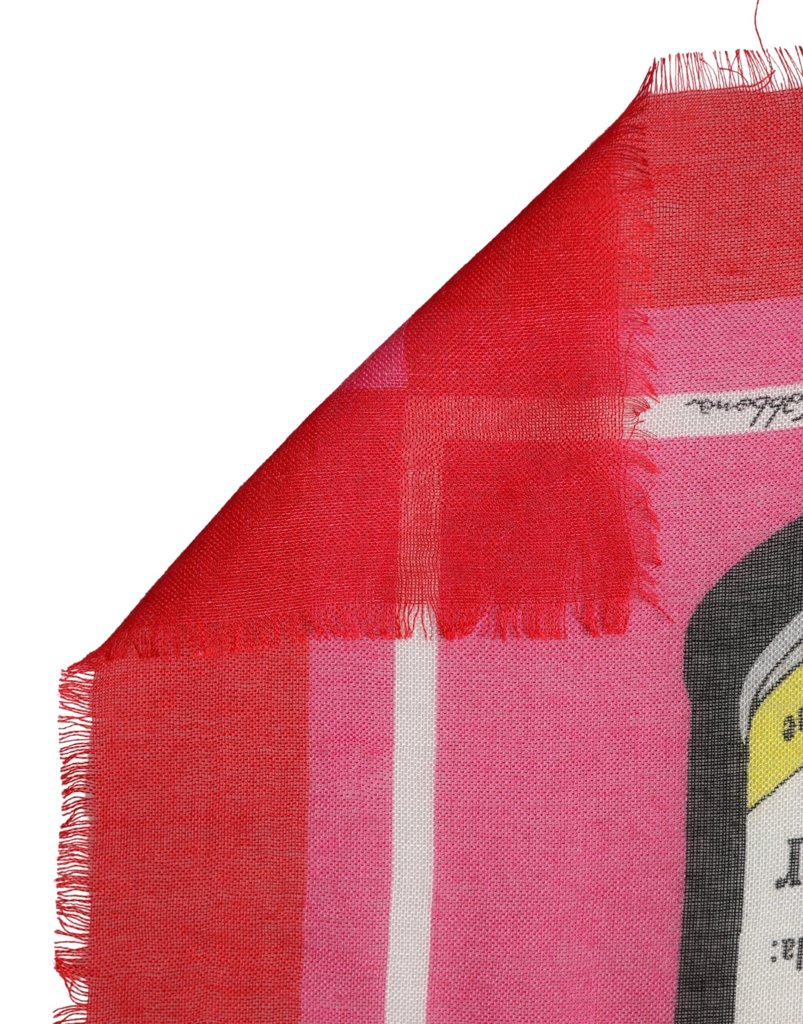 Dolce & Gabbana Pink DG Amore Print Neck Square Shawl 140cm x 140cm Scarf - Image 4