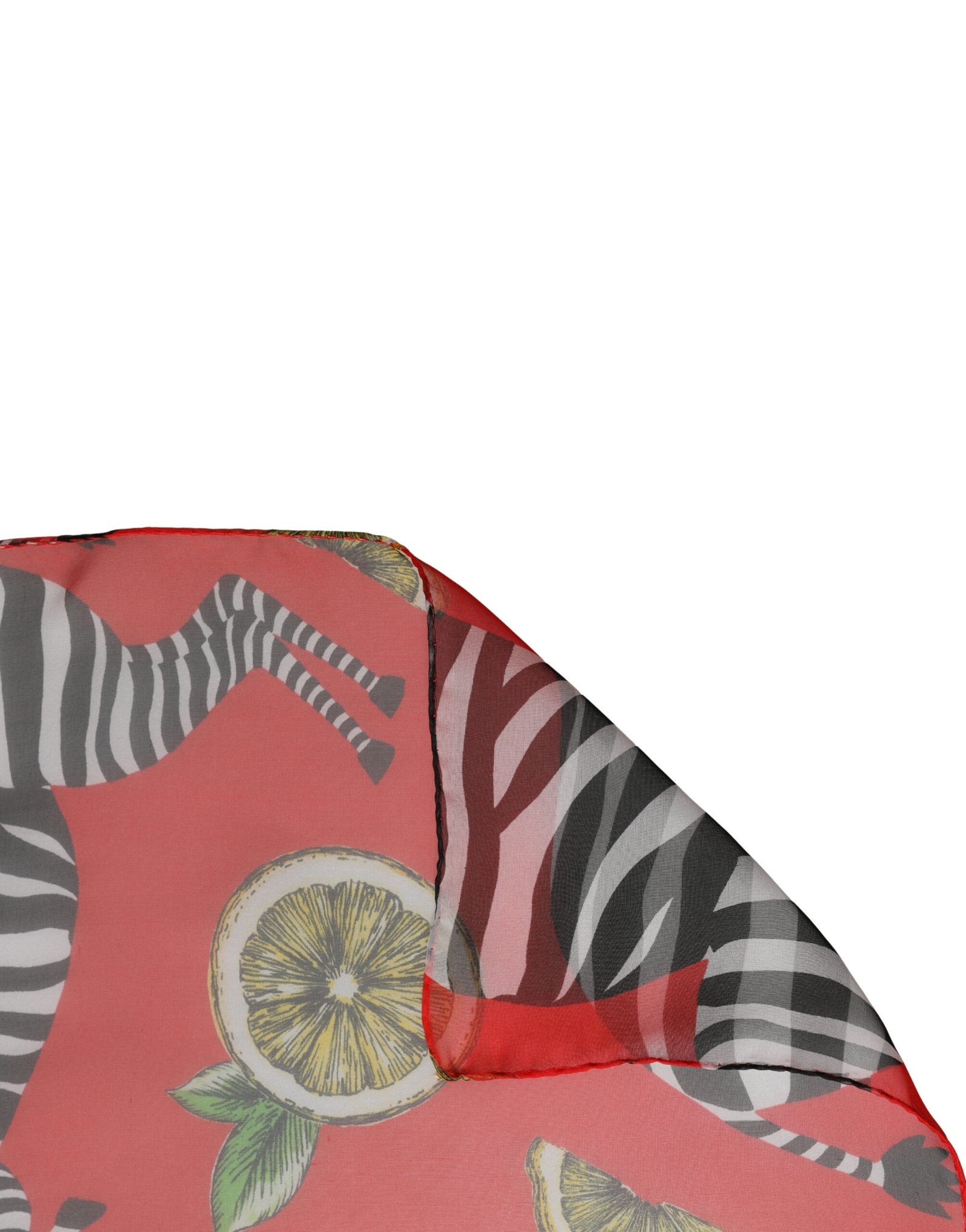 Dolce & Gabbana Red Zebra Print Silk Wrap Shawl Stole 200cm x 132cm Scarf - Image 4
