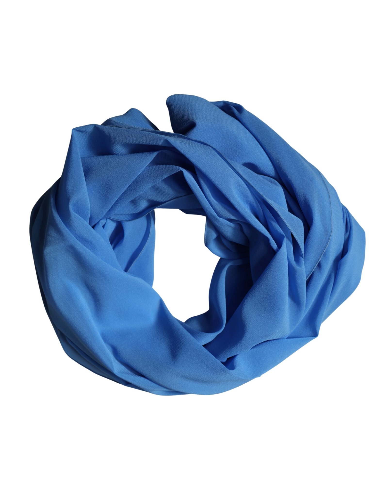 Dolce & Gabbana Blue Silk Neck Wrap Shawl Stole 200cm x 64cm Scarf - Image 5