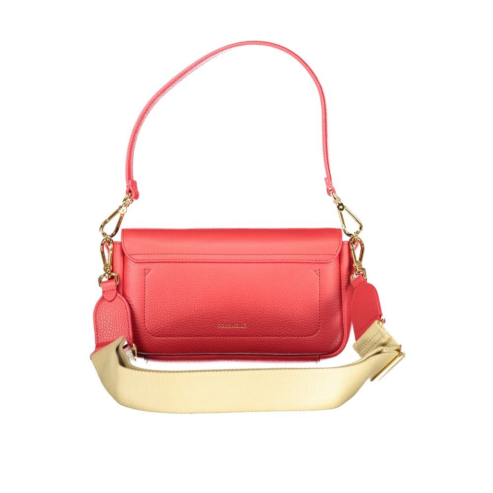 Coccinelle Rosso Leather Women Handbag - Image 2