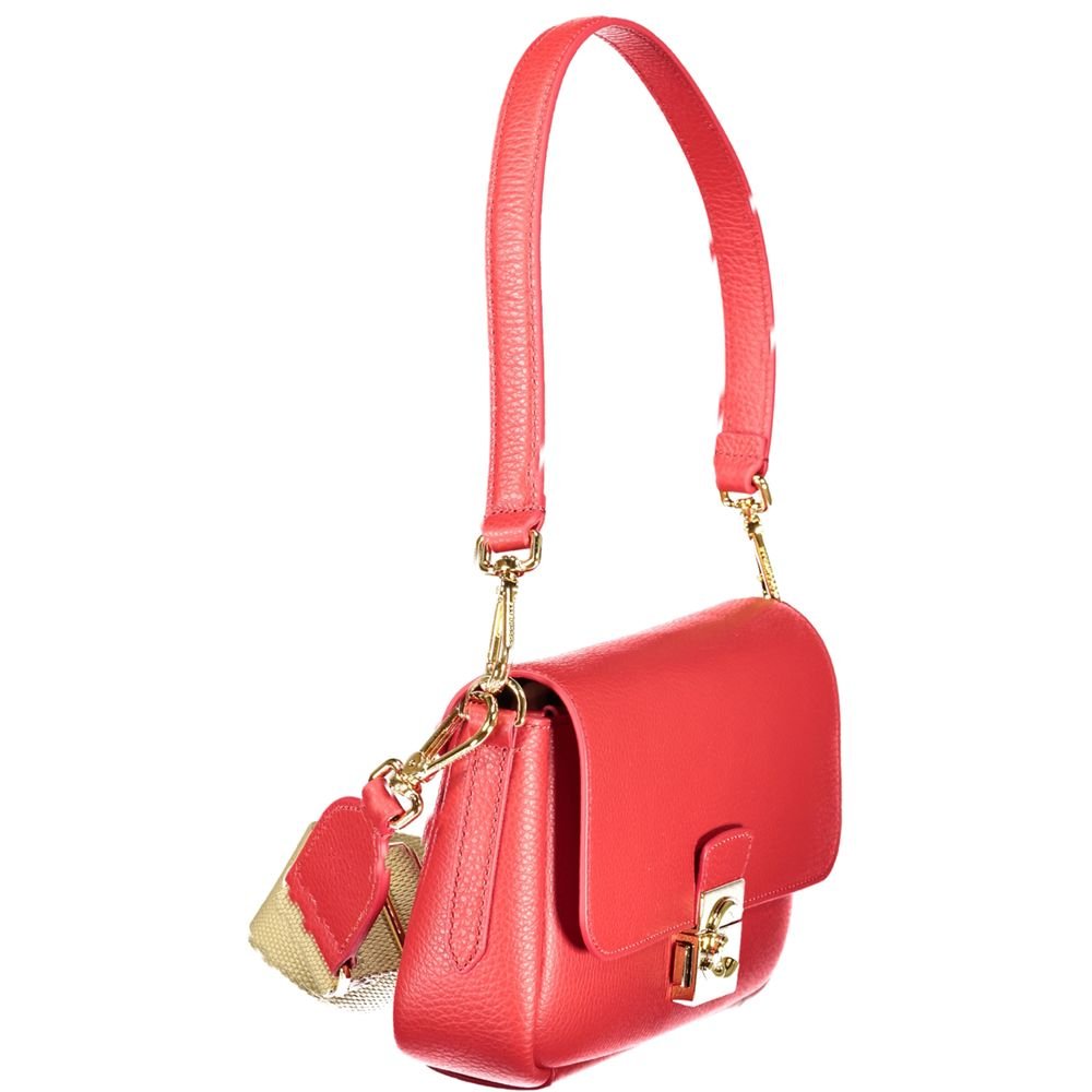 Coccinelle Rosso Leather Women Handbag - Image 3