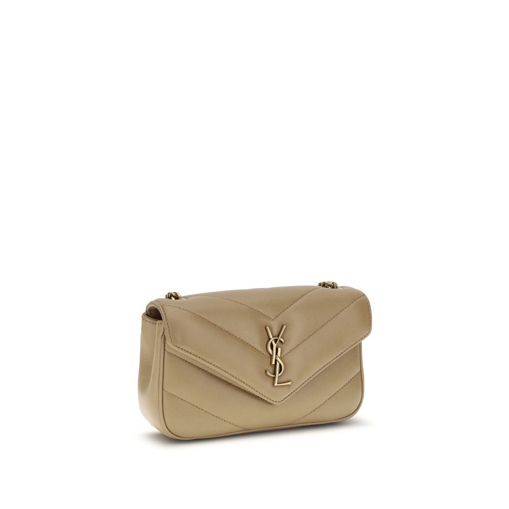 Saint Laurent Beige Lamb Ovis Aries Aries Shoulder Bag - Image 2