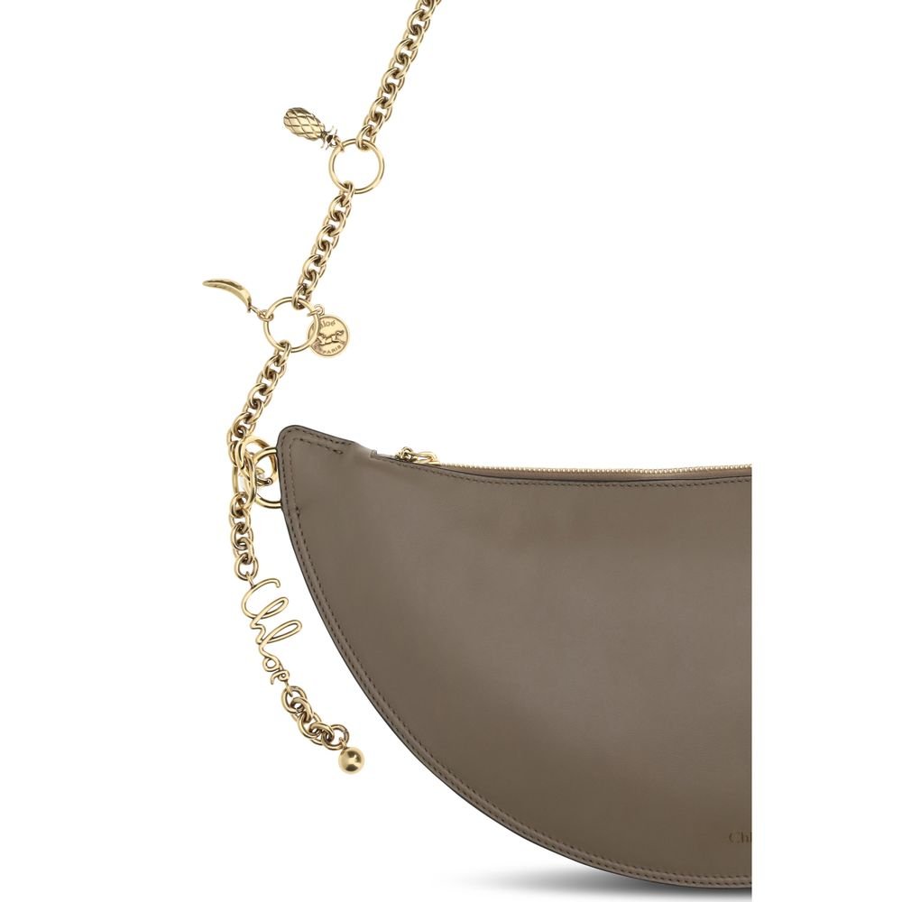 Chloé Gray Calf Leather Bos Taurus Shoulder Bag - Image 3