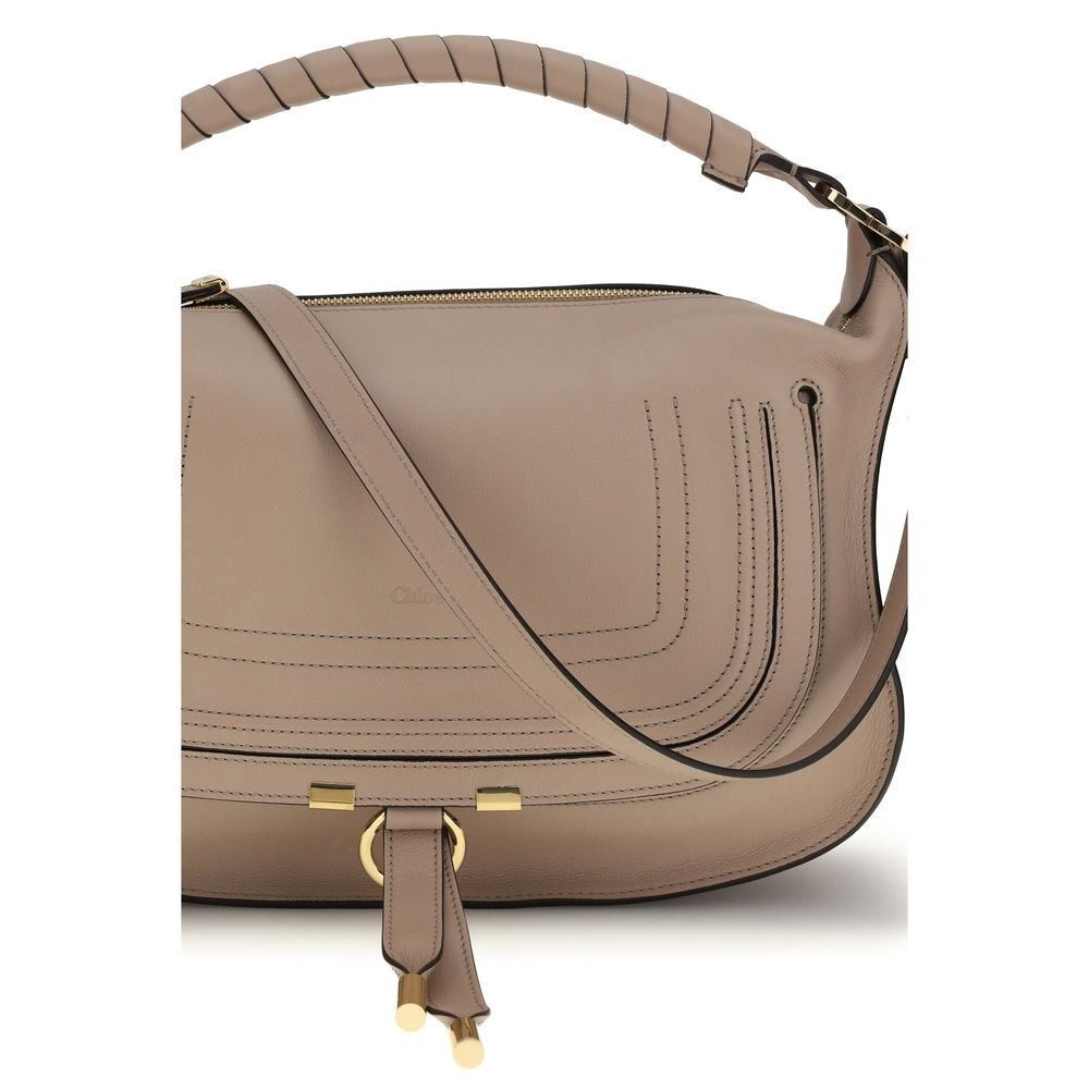 Chloé Gray Calf Leather Bos Taurus Shoulder Bag - Image 4