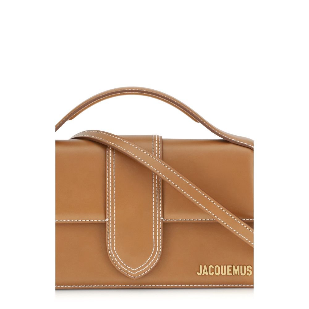 Jacquemus Brown Calf Leather Bos Taurus Handbag - Image 4