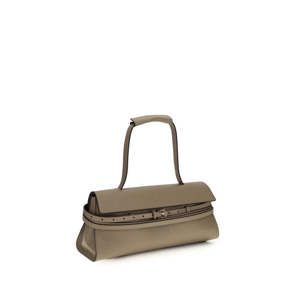 Moschino Beige Calf Leather Bos Taurus Shoulder Bag - Image 2