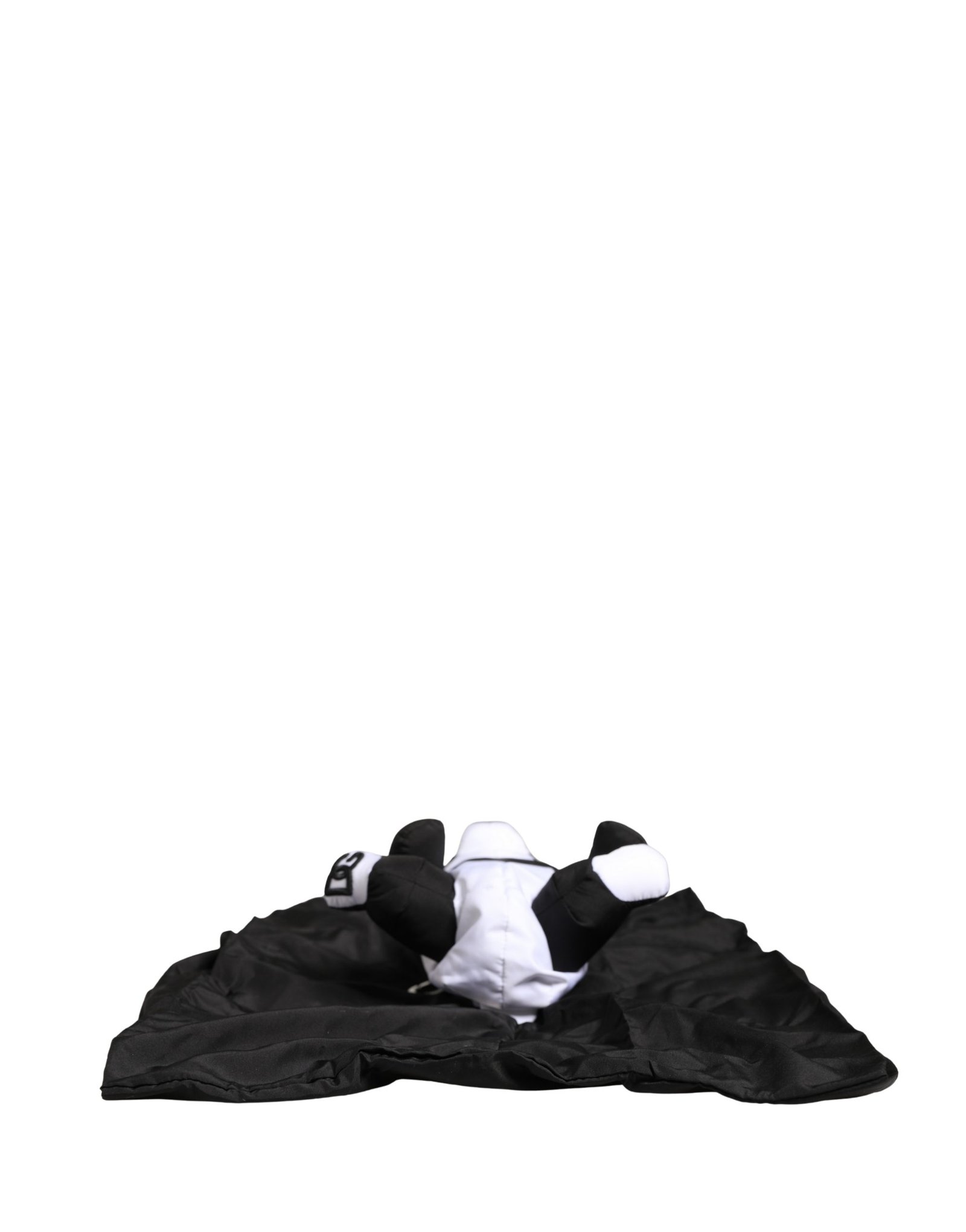 Dolce & Gabbana Men Black Polyester Panda Stuffed Ecobag Bag - Image 8
