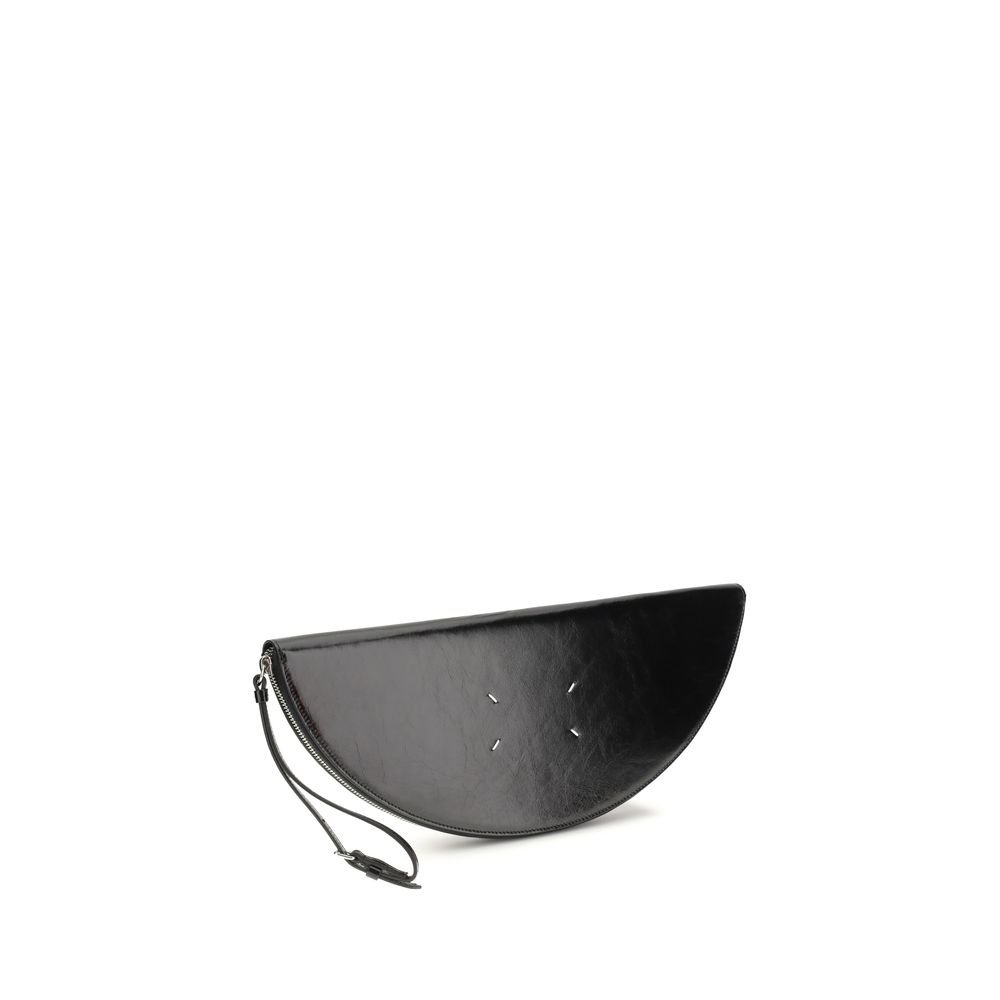 Maison Margiela Black Calf Leather Bos Taurus Clutch Bag - Image 2