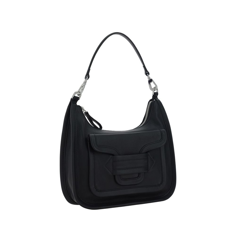 Pierre Hardy Black Calf Leather Bos Taurus Shoulder Bag - Image 2
