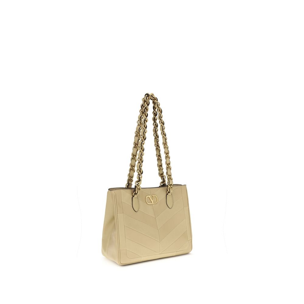 Valentino Garavani Gold Lamb Ovis Aries Aries Shoulder Bag - Image 2