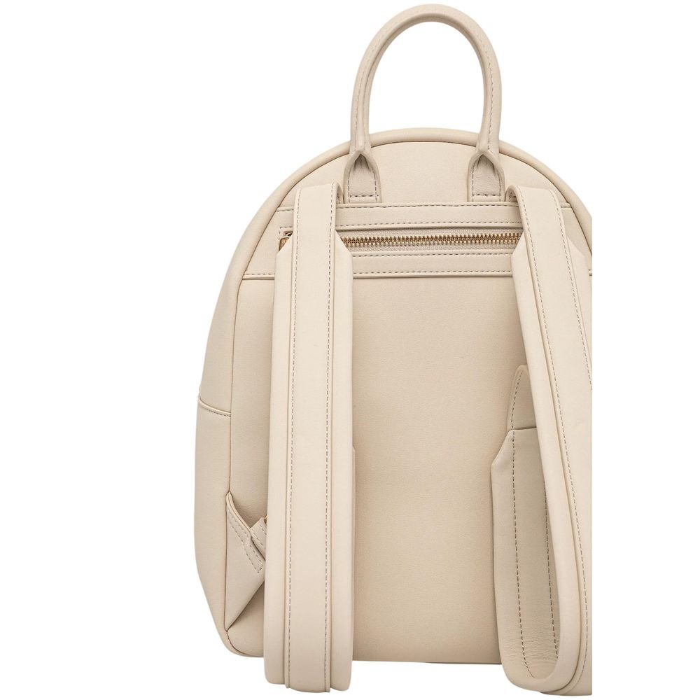 Love Moschino Beige Polyethylene Backpack - Image 3
