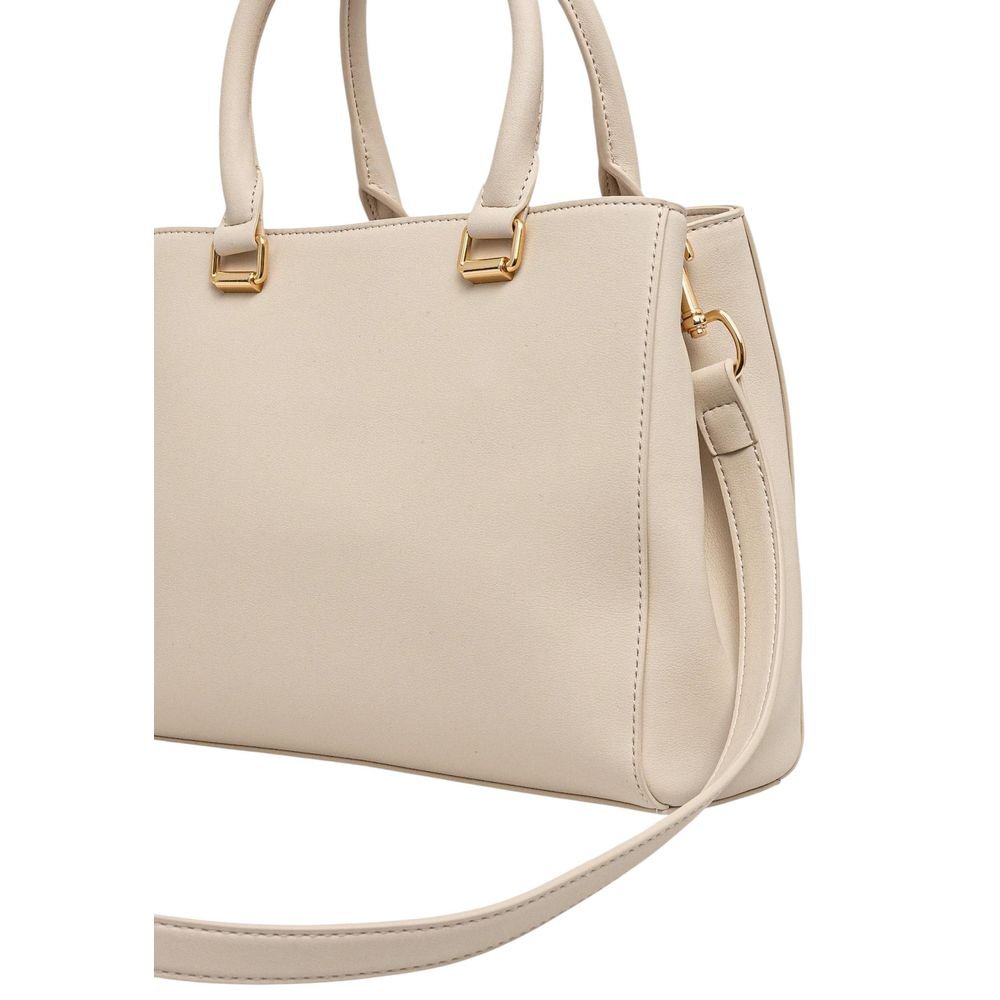 Love Moschino Beige Polyethylene Handbag - Image 4