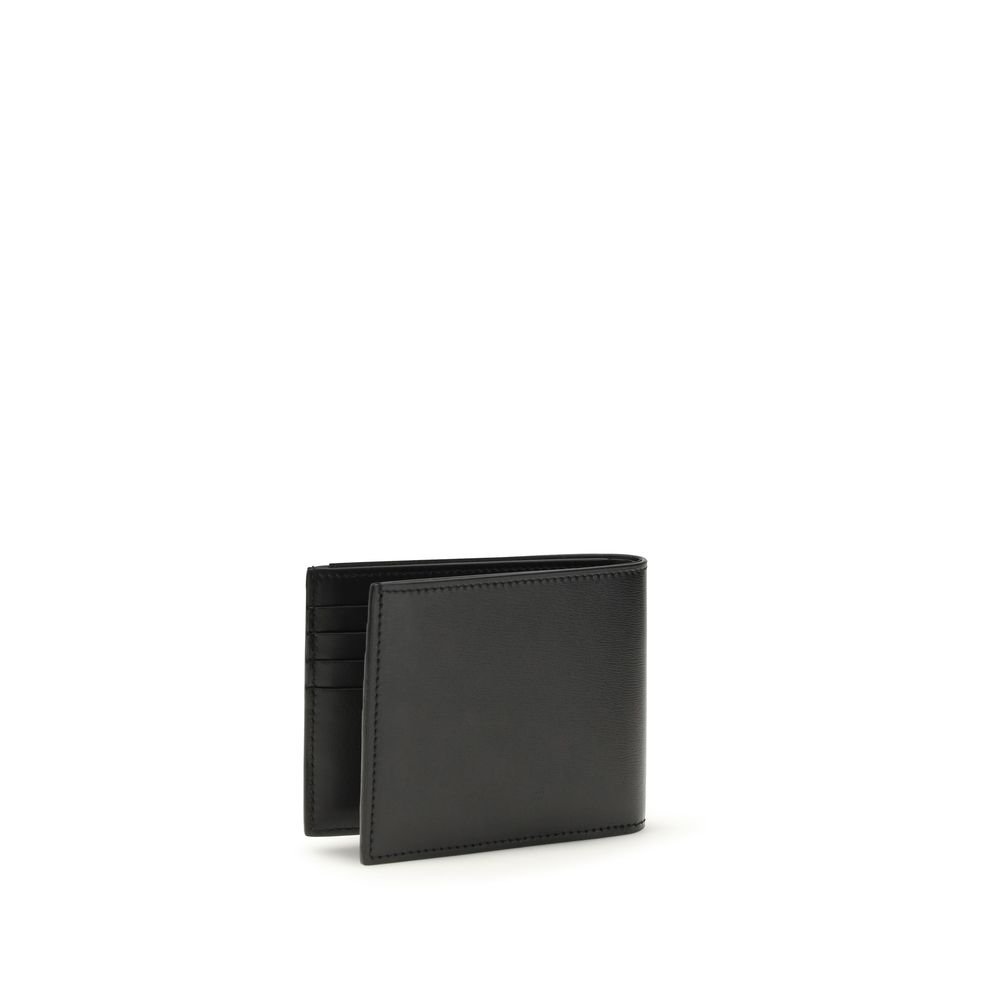 Fendi Black Calf Leather Bos Taurus Wallet - Image 2