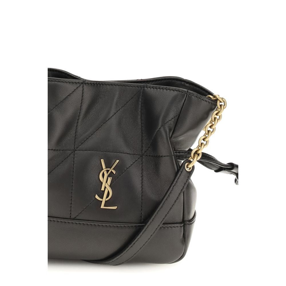 Saint Laurent Black Lamb Ovis Aries Aries Clutch Bag - Image 4