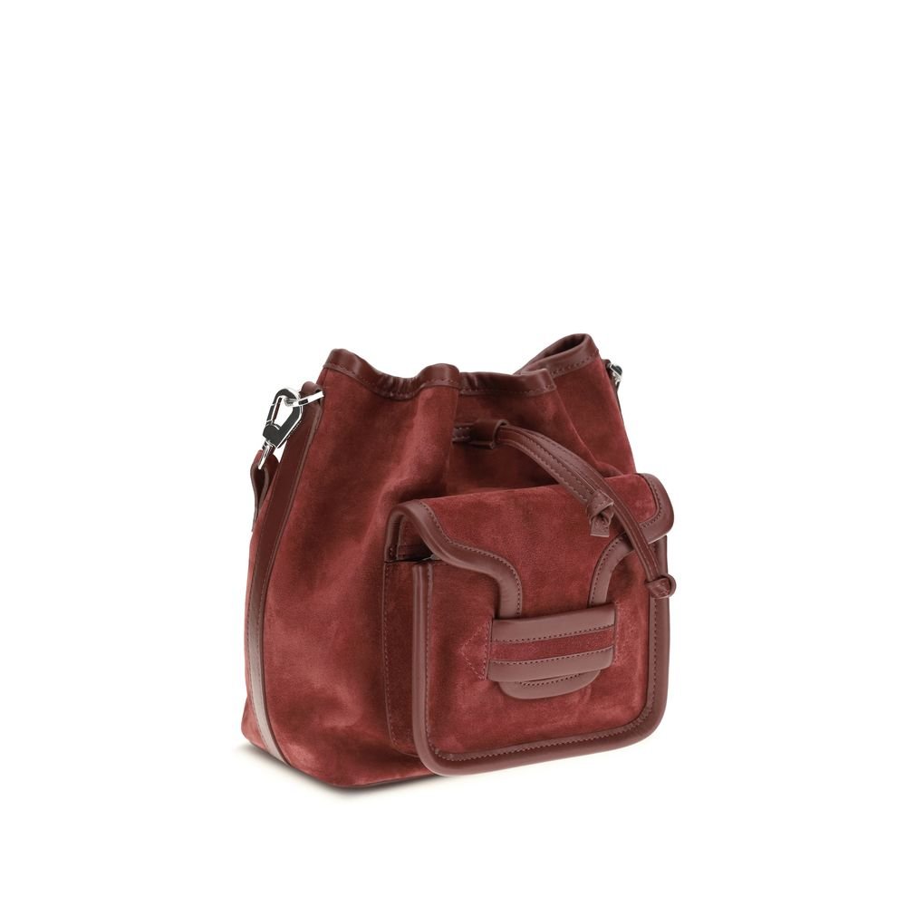 Pierre Hardy Bordeaux Calf Leather Bos Taurus Backet Bag - Image 2