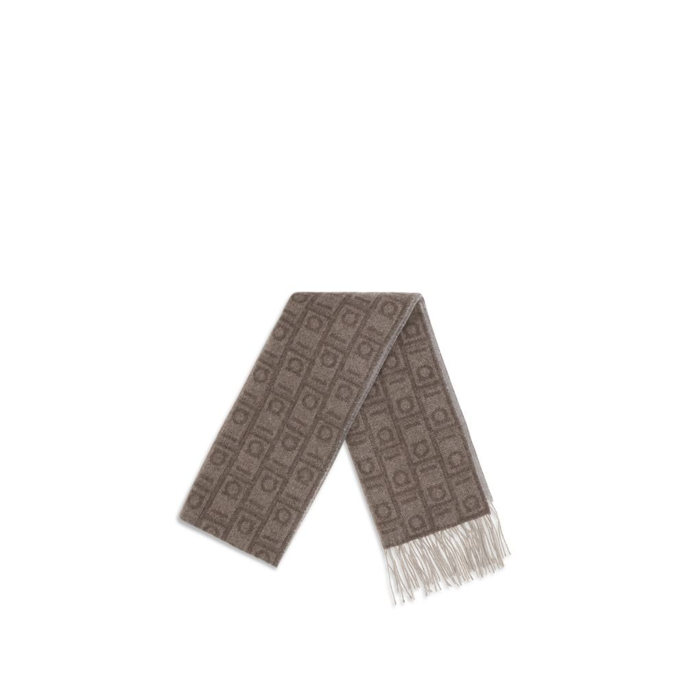 Ferragamo Brown Cashmere Scarf - Image 2