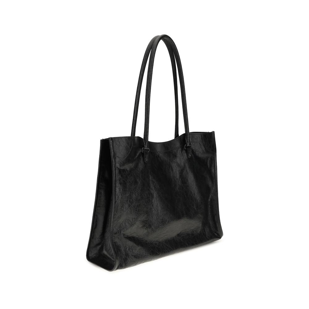 Balenciaga Black Lamb Ovis Aries Aries Shoulder Bag - Image 3