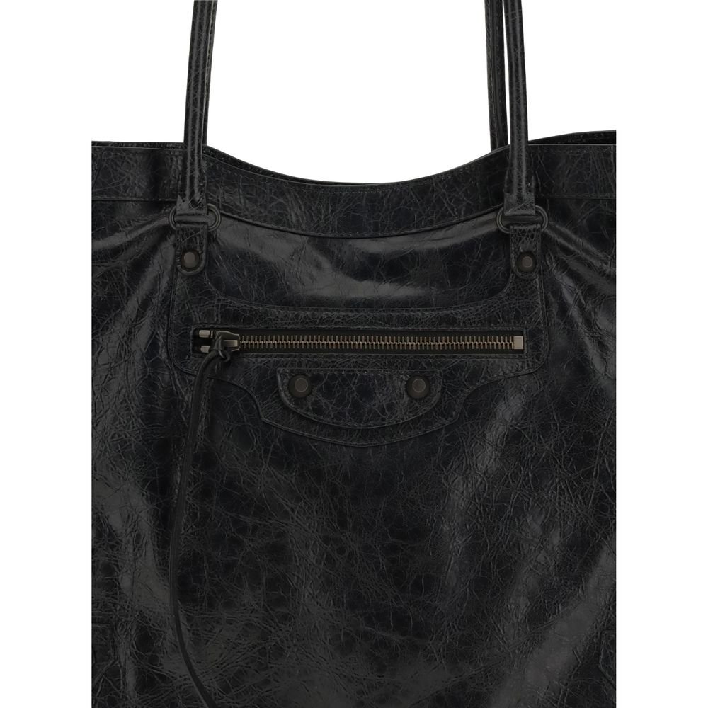 Balenciaga Black Lamb Ovis Aries Aries Shoulder Bag - Image 4