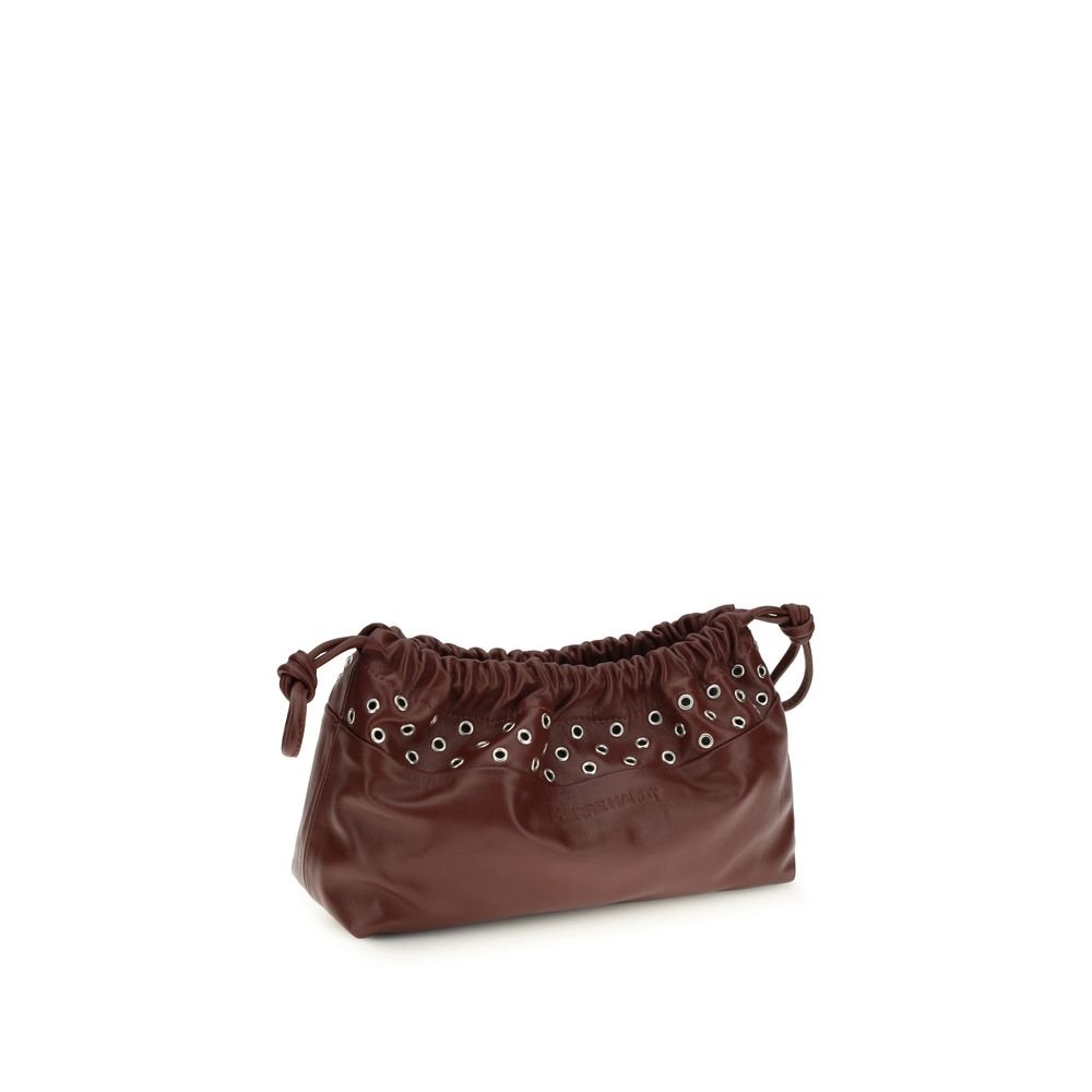 Pierre Hardy Bordeaux Calf Leather Bos Taurus Clutch Bag - Image 2