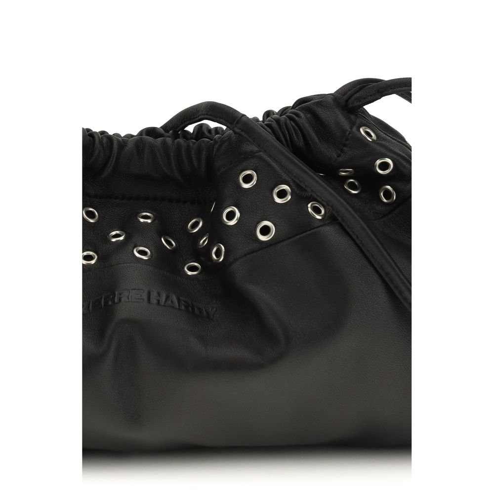 Pierre Hardy Black Calf Leather Bos Taurus Clutch Bag - Image 4