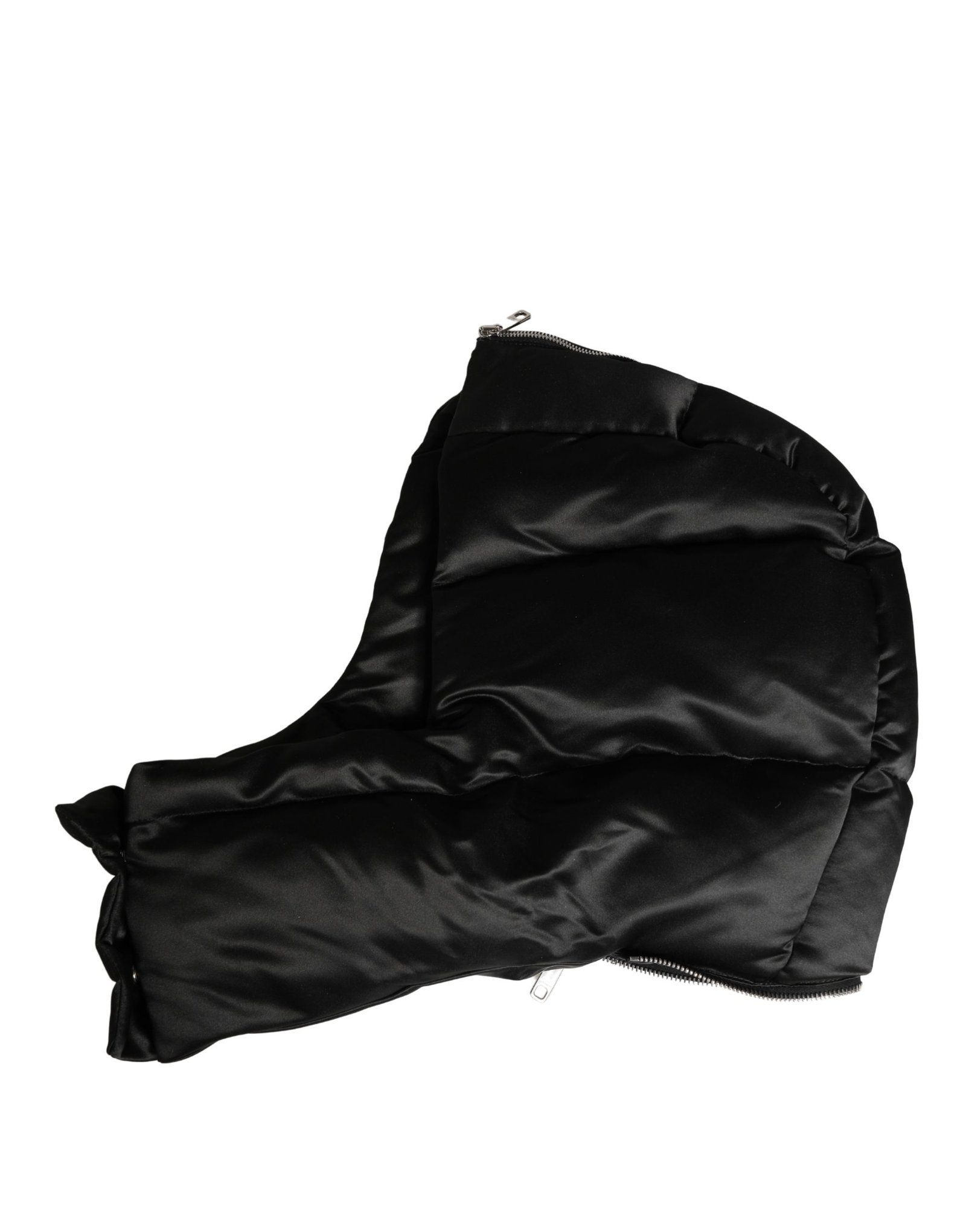 Dolce & Gabbana Black Polyester Whole Head Wrap Capello Hat - Image 2