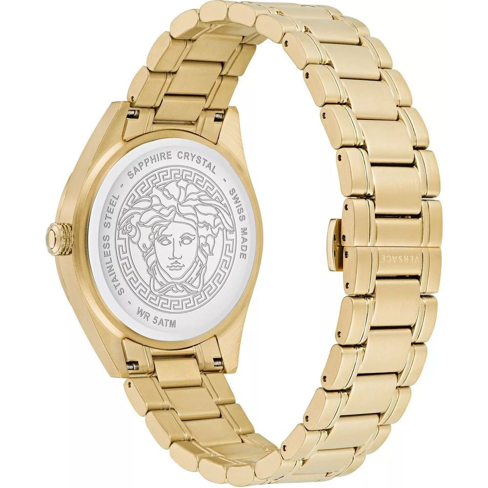 Versace Gold Stainless Steel Dress Watch - Image 2
