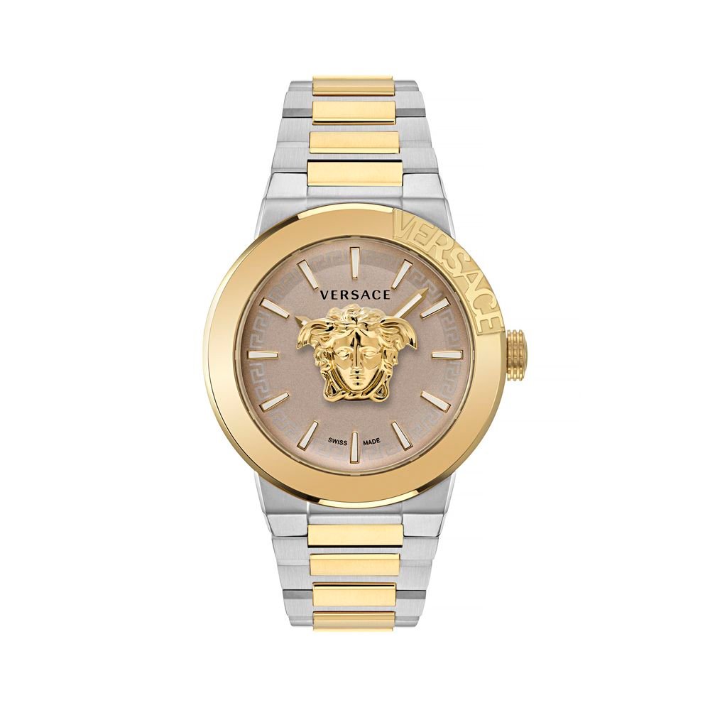 Versace Gold Stainless Steel Dress Watch
