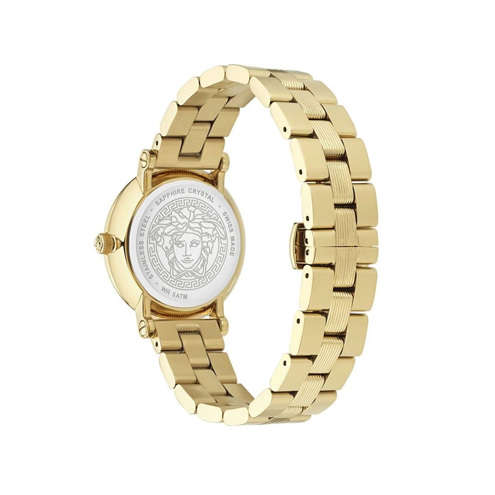 Versace Gold Stainless Steel Dress Watch - Image 2
