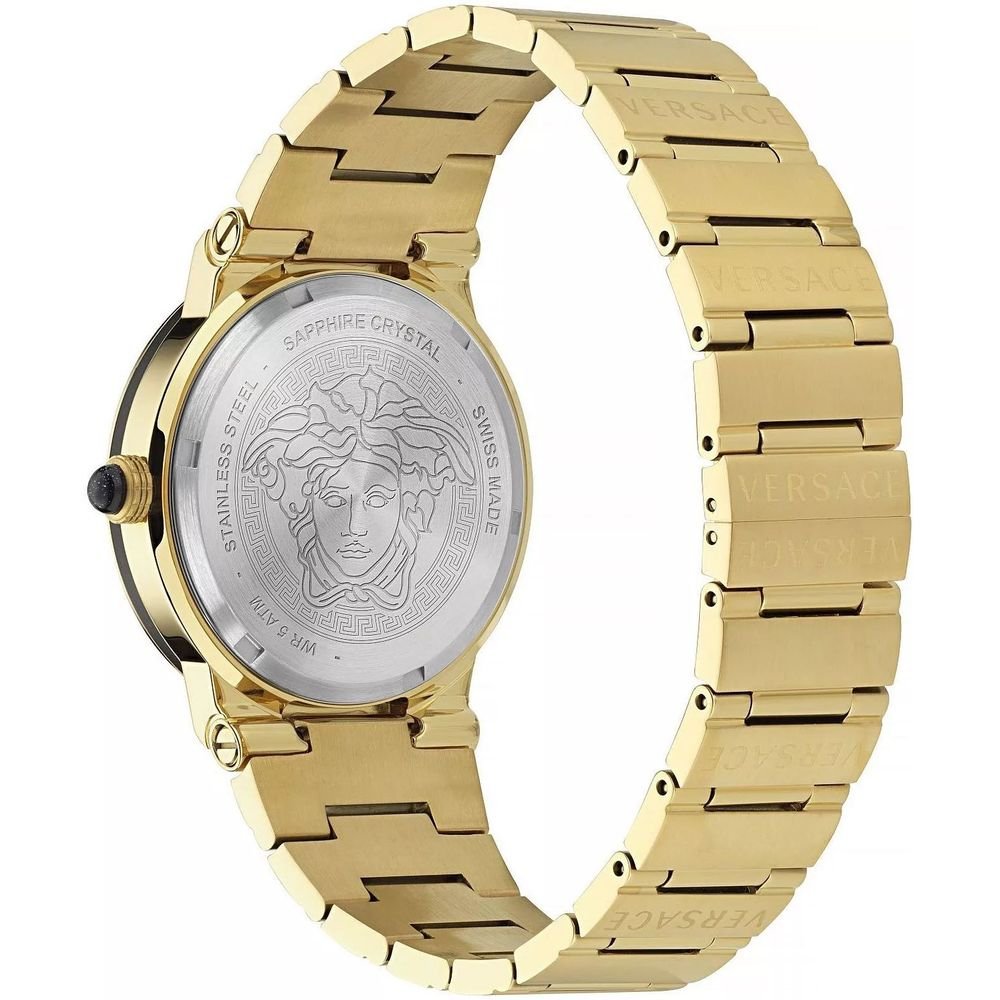 Versace Gold Stainless Steel Dress Watch - Image 2